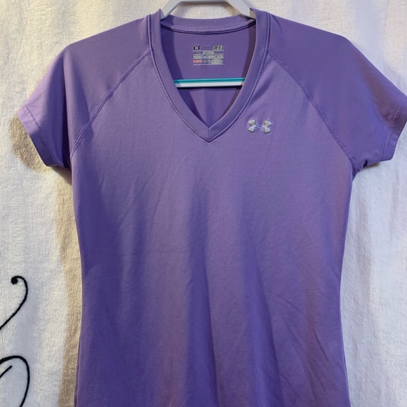 under armour v neck tee